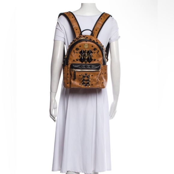 MCM Like New! LIMITED EDITION STUDDED LEATHER BACKPACK!!! - Picture 8 of 14